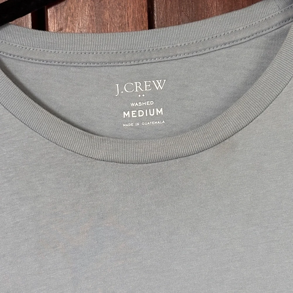 J.Crew Blue Pocket Tee Soft Washed Cotton Coastal Prep Basic Men’s Medium
